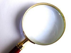 A magnifying glass.